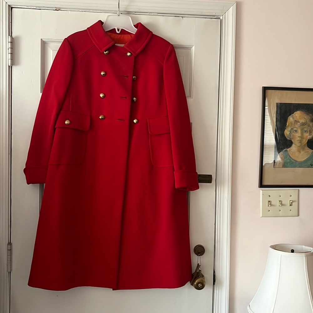 Saint Laurent VINTAGE Red Coat